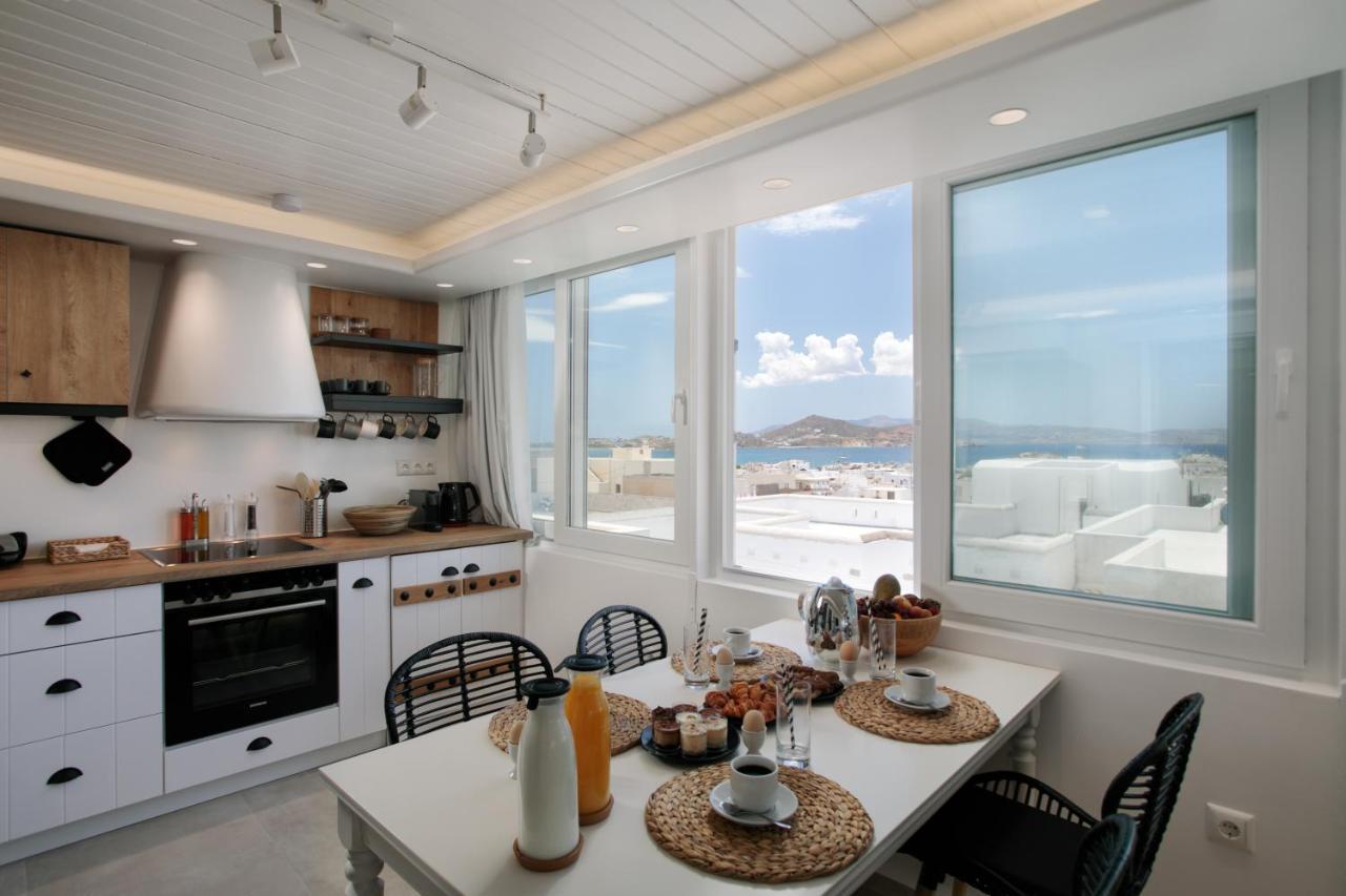 Manda Luxury Apartments Naxos City Kültér fotó